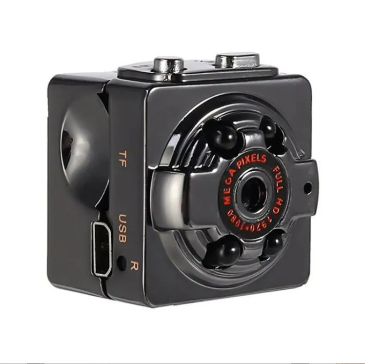 Caméra miniature,L02 – Mini caméra de Police Portable Full HD 1080P, enregistreur DVR, pour moto – SQ8 Camera-Add 128GB card